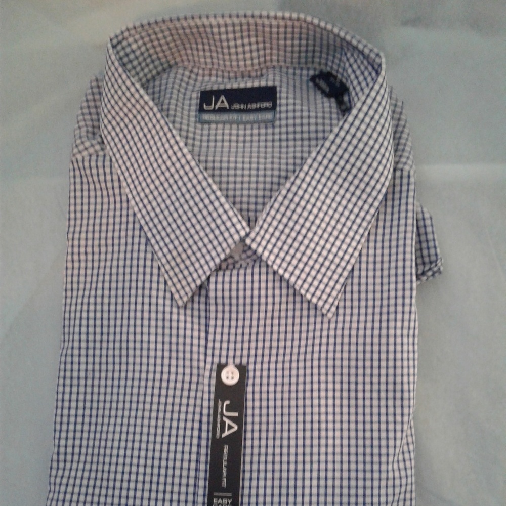 🔸John Ashford Blue & White Gingham Shirt